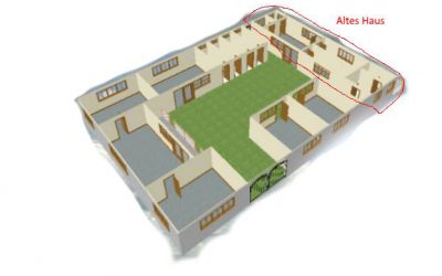 Wiederaufbau Waisenhaus und Sanatorium in Lawra