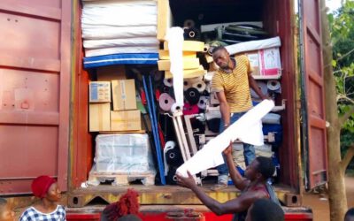 Freude und Dankbarkeit über Sachspenden